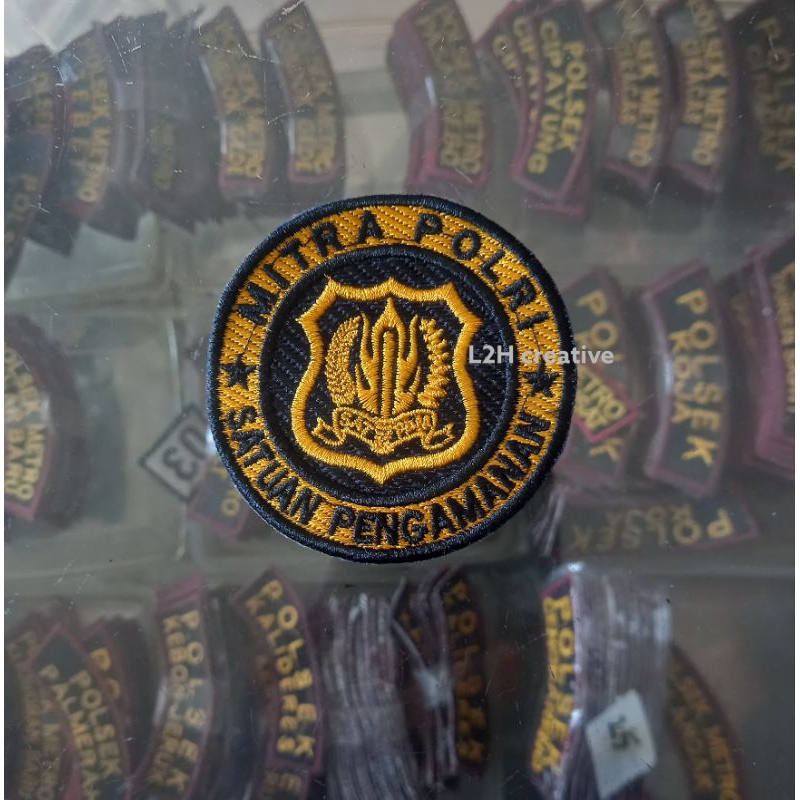 logo bordir mitra polri satpam