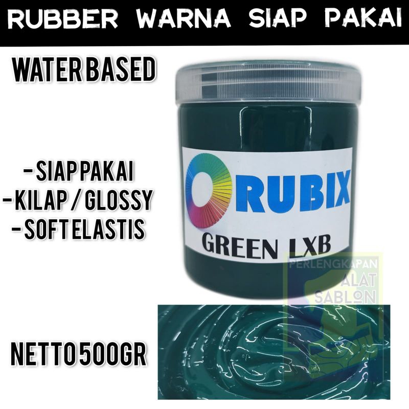 

RUBBER GL PASTA CAT AKRILIK WARNA GREEN LXB 500GR