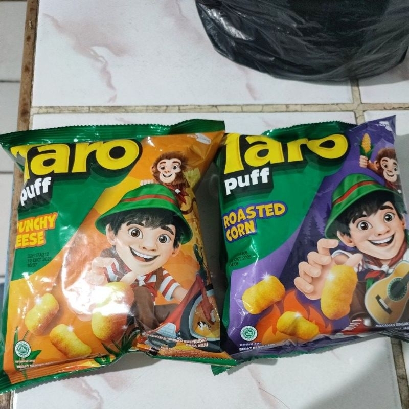 

Taro Snack Makanan Ringan Crunchy Cheese dan Roasted Corn 60 Gr