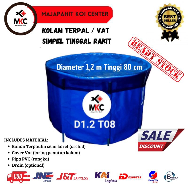 VAT kolam terpal D1.2 T08