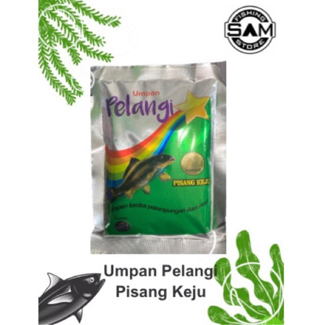 Umpan Pelangi Pisang Keju