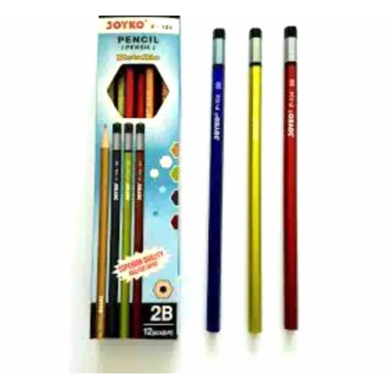 

pensil 2b Joyko p-104 metalik