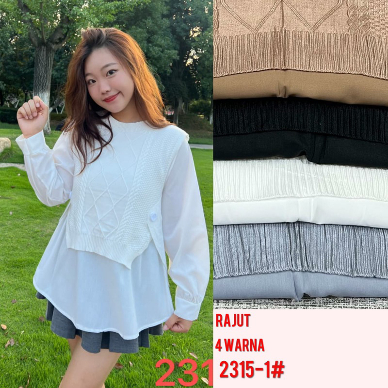 Blouse Rajut Katun import by Zara Woman