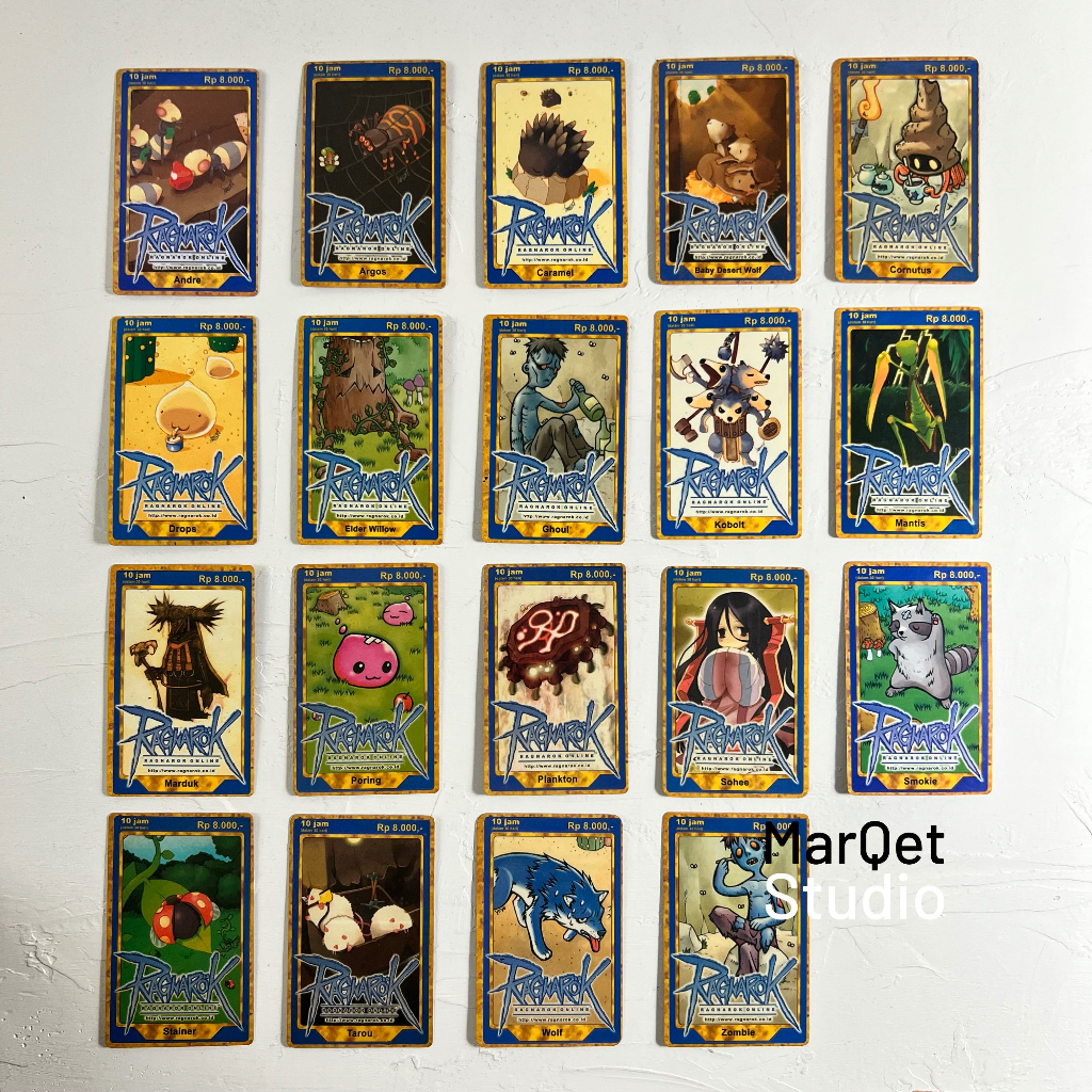 Voucer Game Ragnarok Online – Kartu Fisik Bekas untuk Koleksi Nostalgia – Monster 2