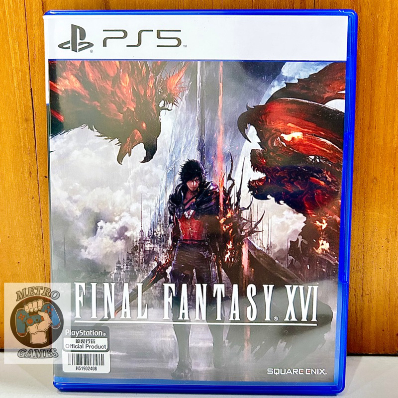 Ps5 Final Fantasy XVI Kaset FF Xvi 16 Ps5 Playstation PS 5 Original Ori CD BD Game Games Ffxvi ff16 