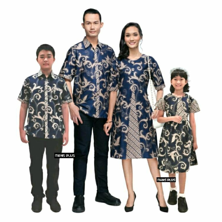 Couple Batik Seragam Keluarga Modern Jumbo 4L-5L Sarimbit Dress Big Size XXXL MWR
