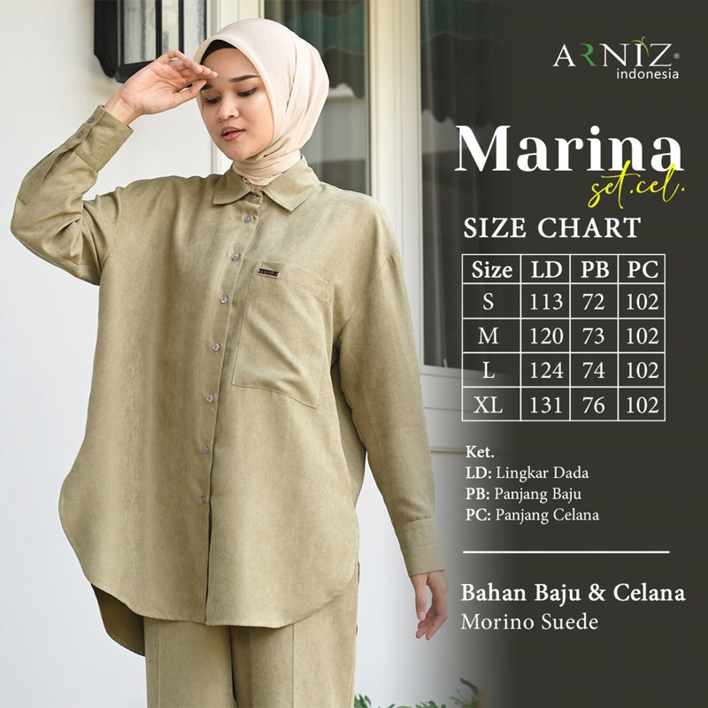 Mariana setcel(celan-tunik) By Arniz Collection