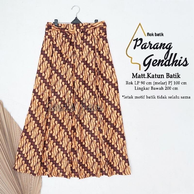 ROK BATIK PAYUNG MODERN PARANG GENDHIS