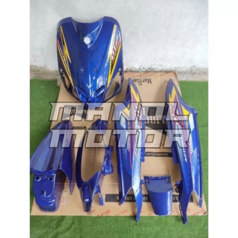 Body Mio Sporty Full Sett thun2003 Biru dek Body Halus Mio lama