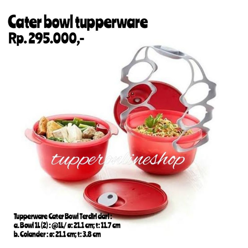 cater bowl tupperware / rantang susun
