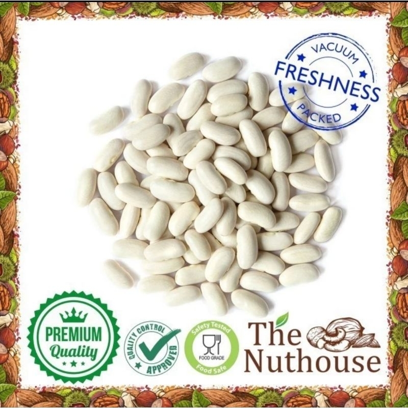 

1kg White Cannellini Beans / White Kidney Bean / Kacang Buncis