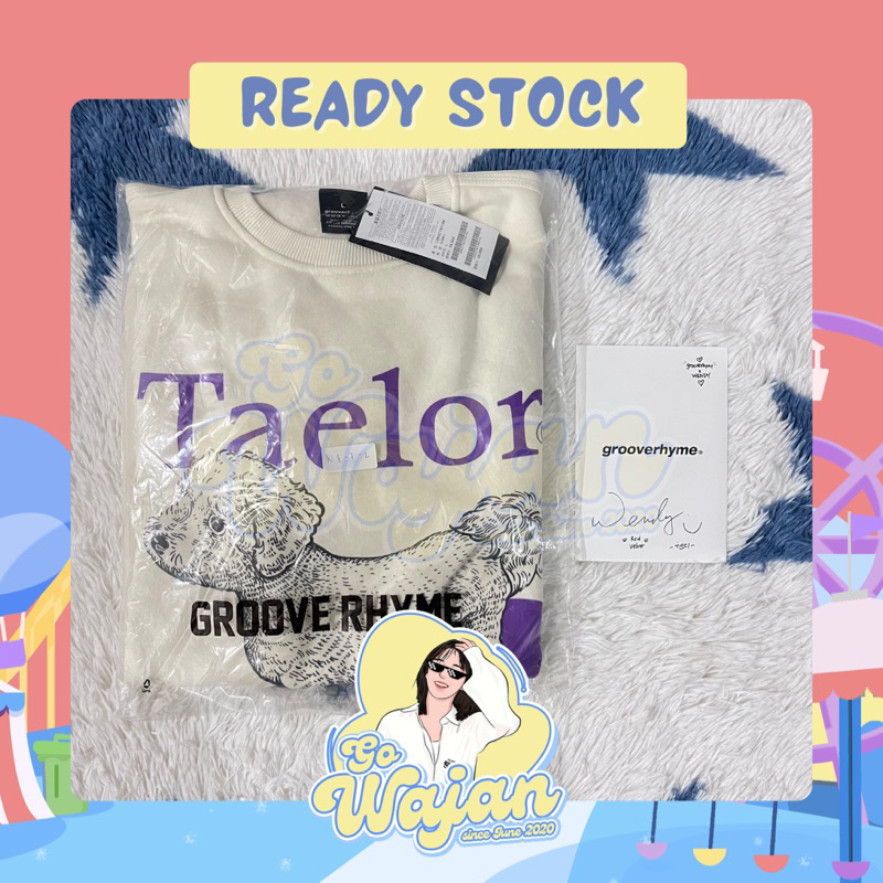 [ READY STOCK ] GROOVE RHYME SWEATER WENDY POB STICKER PRE ORDER BENEFIT PHOTOCARD PC