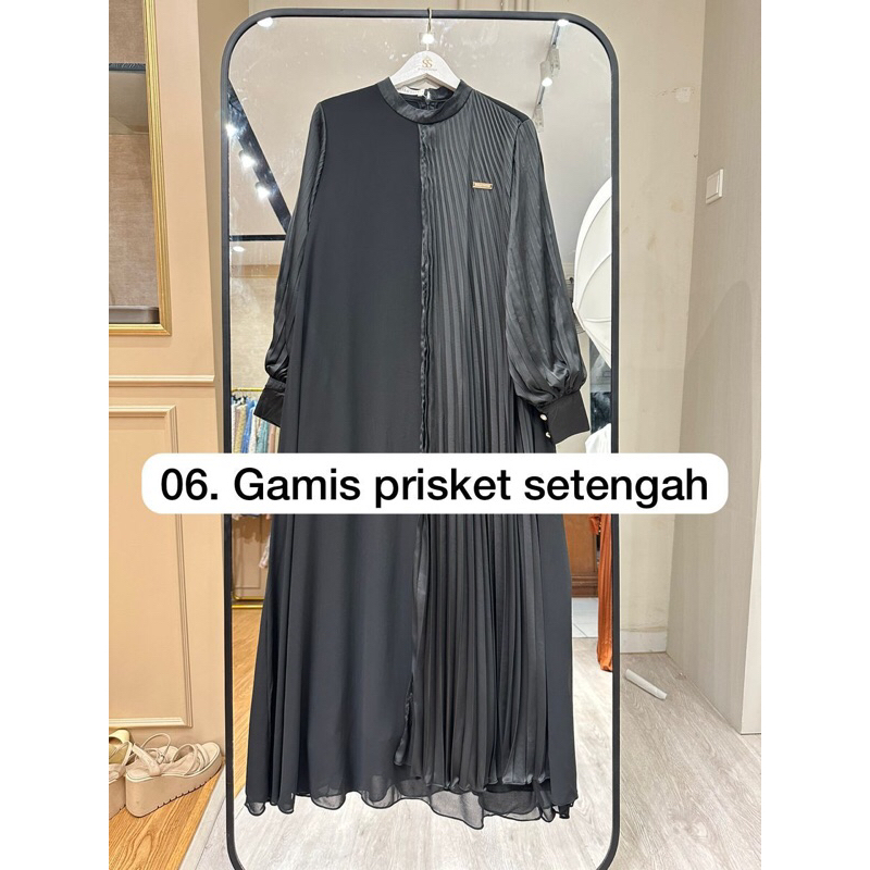 Gamis plisket tengah by shellasaukia