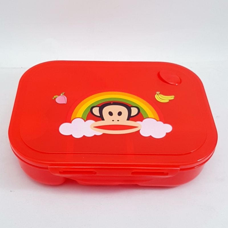 Tempat Makan Plastik 5 Sekat Paul Monkey