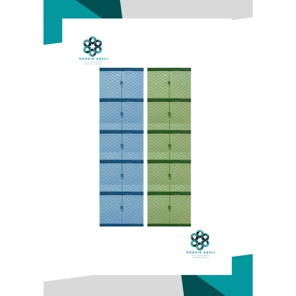 Lemari Plastik Tabitha Susun 5