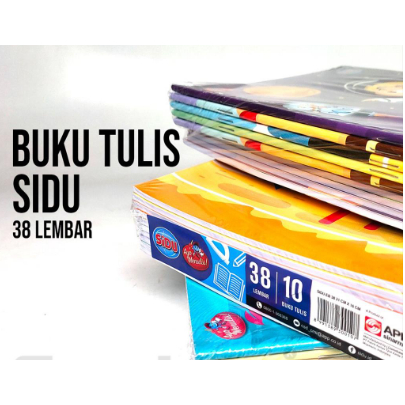 

Buku Tulis SIDU Garis 38lembar 1pack Buku Tulis SIDU 78lembar Buku Tulis SIDU