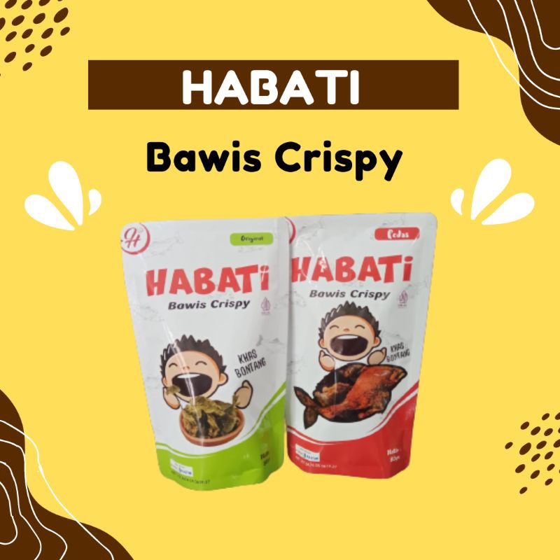 

HABATI BAWIS CRISPY NO MSG 80 gram