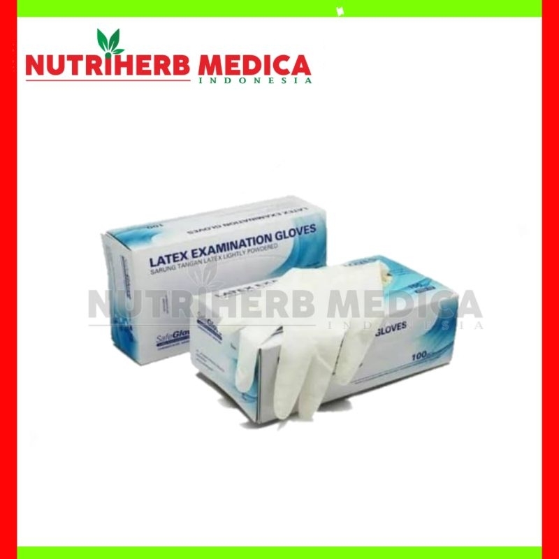 Sarung Tangan Medis Latex Onemed Glove Handglove Sarung Tangan Latex Medis One Med
