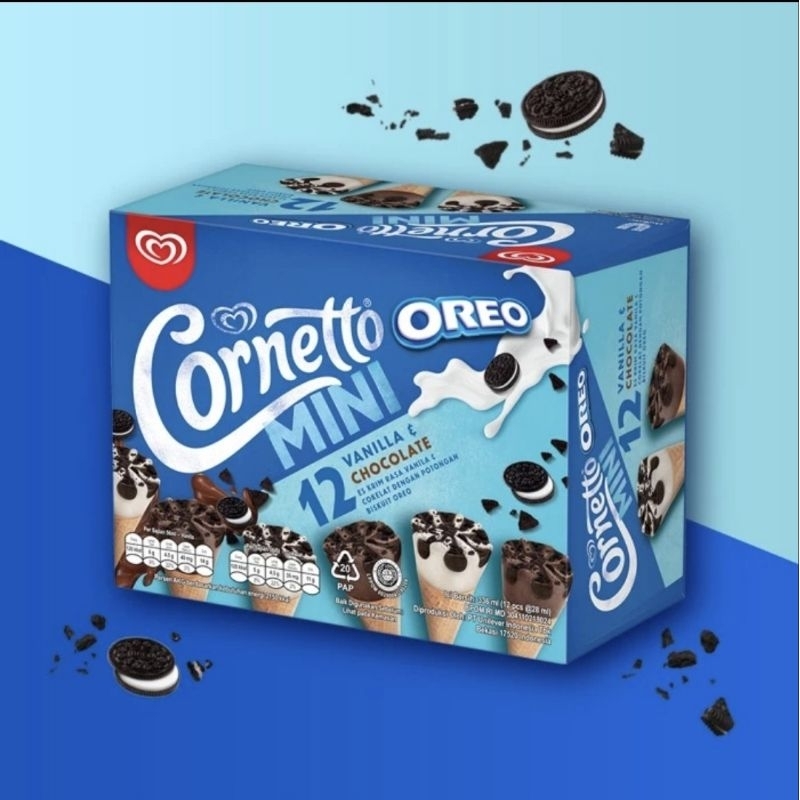 

cornetto ice cream mini oreo / ice cream walls / wall's cornetto