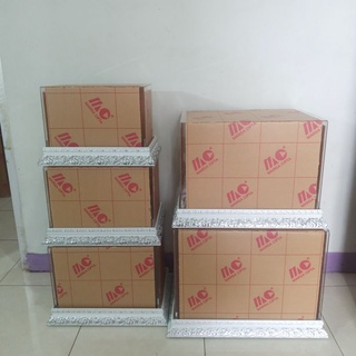 Kotak Hantaran Akrilik Paket isi 5