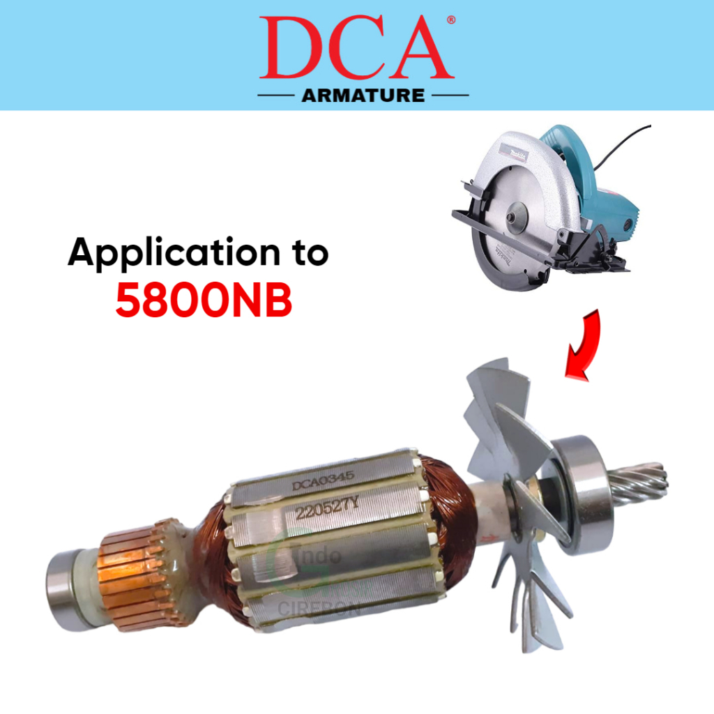 DCA Armature Bearing 5800NB Armatur Mesin Circle Circular Saw Makita