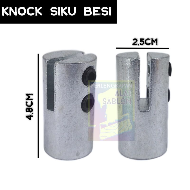 KNOCK SIKU BESI MEJA SABLON