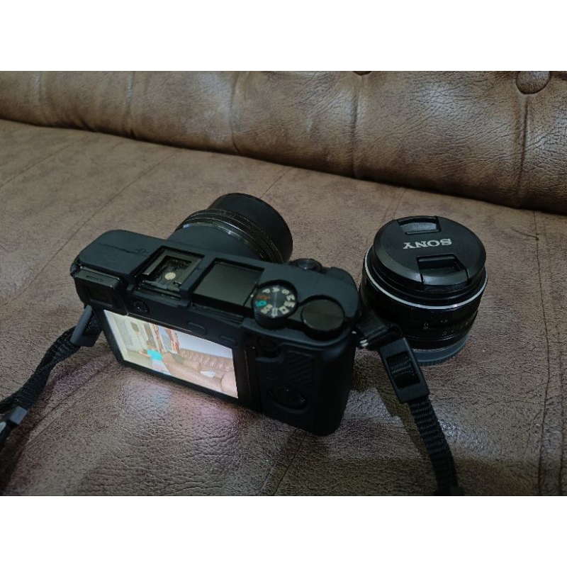 kamera sony a6000 lensa kit + fix