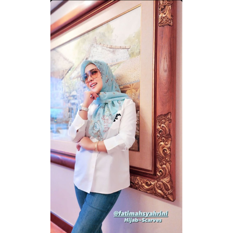 SCARF SYAHRINI FLORIST SERIES SYR BY FATIMAHSYAHRINI