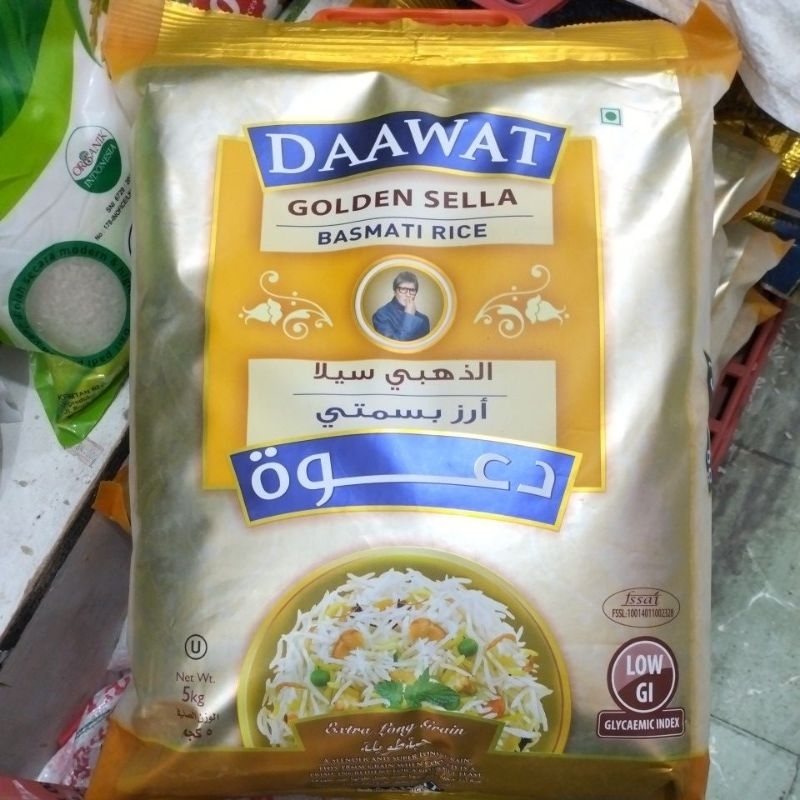

[INSTANT & SAMEDAY ONLY] Daawat Beras Basmati Golden Sella 5kg Impor India