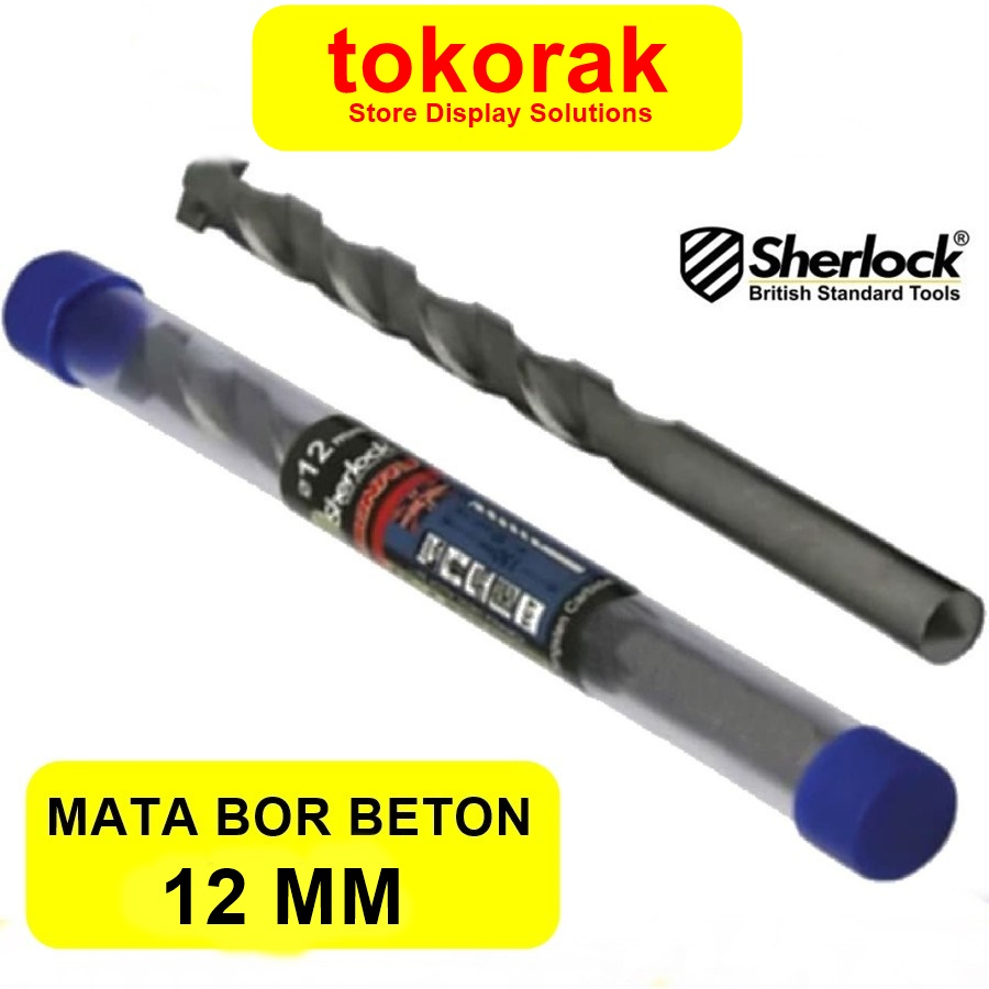 MATA BOR BESI BOSCH 12 MM SHERLOCK - MATA BOR BETON DINDING