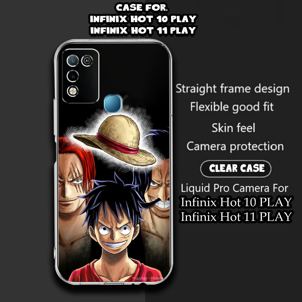 CASE Infinix HOT 11 PLAY / Infinix HOT 10 PLAY Motif [ANIME OOOP] TERLARIS CASING Infinix HOT 11 PLA