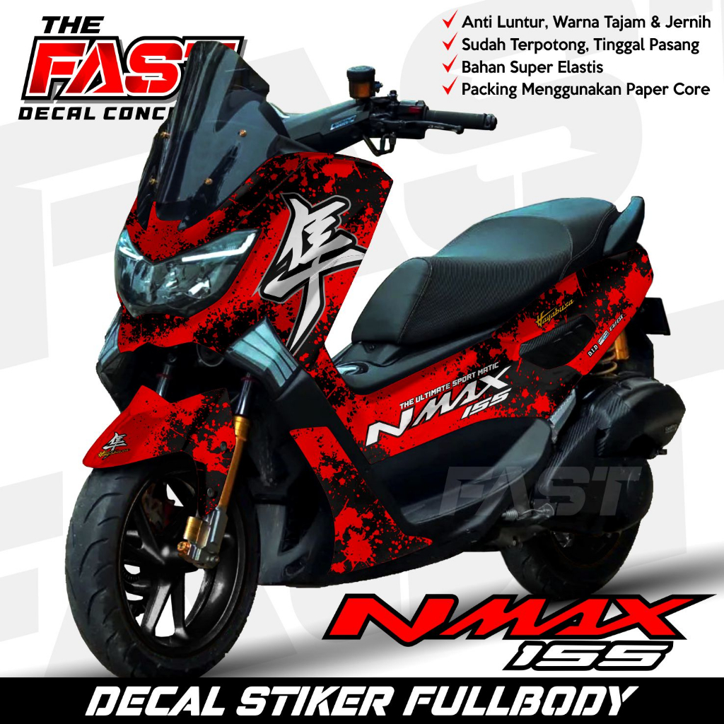 TERBARU Decal Sticker Yamaha Nmax 155 Old Fullbody Hayabusa BISA COD Decal stiker nmax lama / stiker