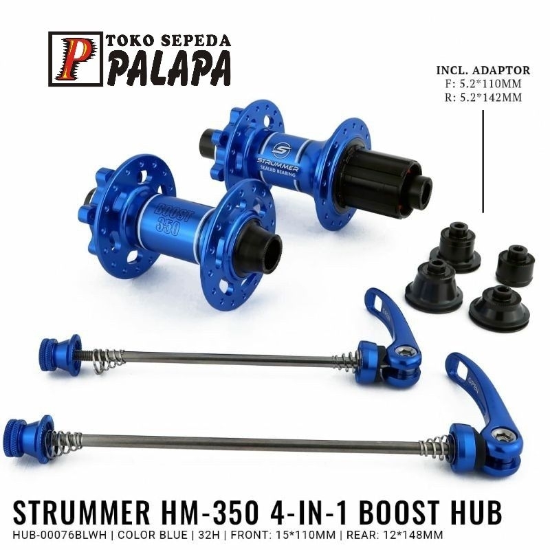 FREE HUB STRUMMER MT 350 BOOST  4 in 1 32 Hole FREEHUB Bearing SEPEDA MT350