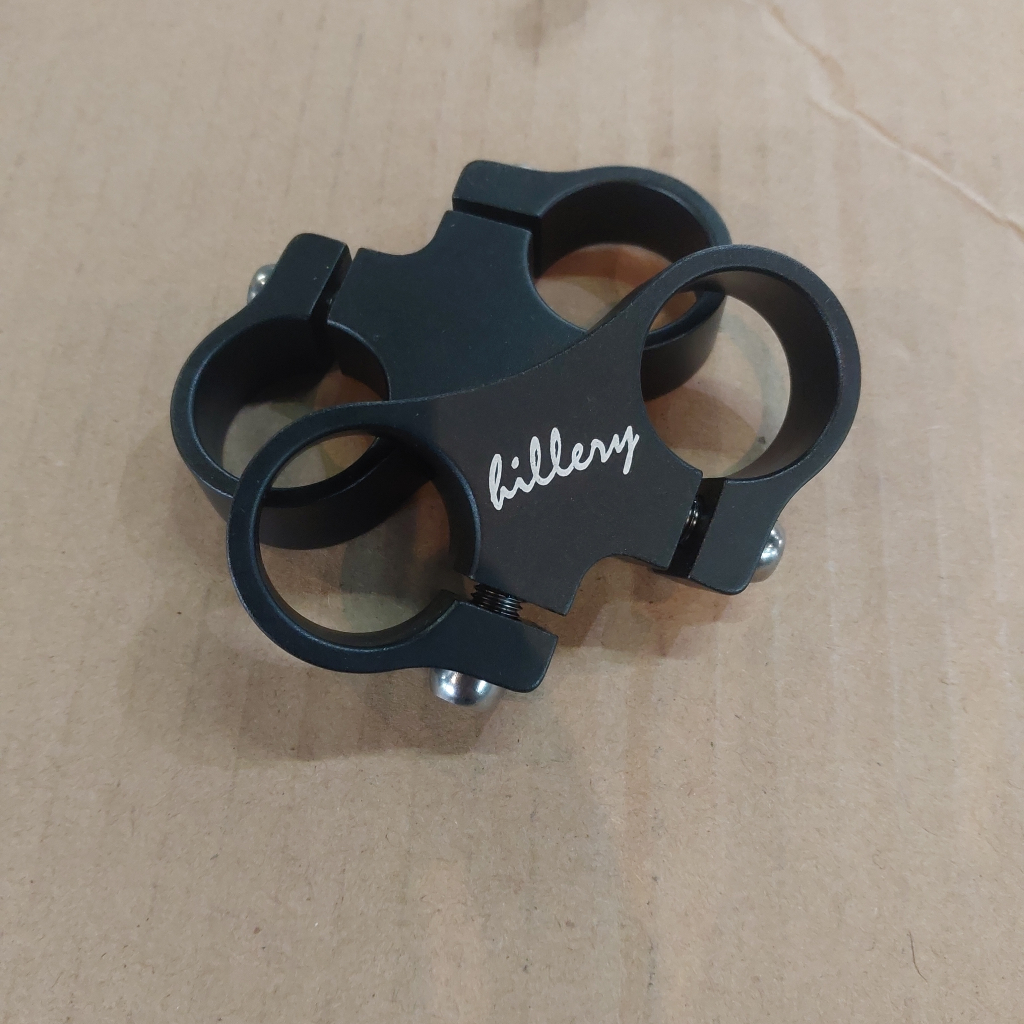 Adaptor Stem Hillery 25.4 Alloy Black