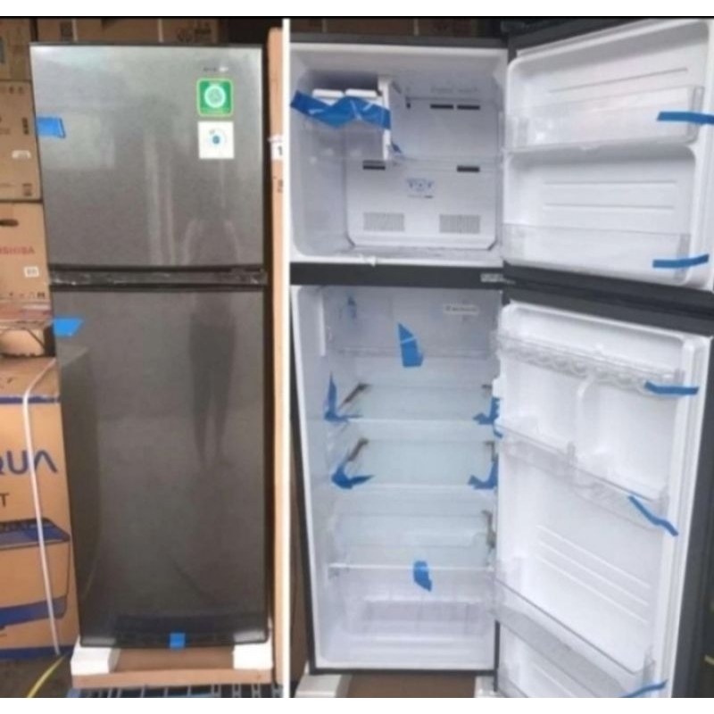 (Khusus Wilayah Kota Palembang) Kulkas 2 Pintu SHARP SJ-316MN-HS Lemari Es 2 Pintu Silver SHARP SJ-3