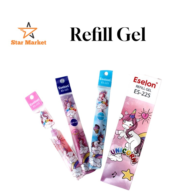 

SM - 20 PCS Refill Pulpen gel Unicorn