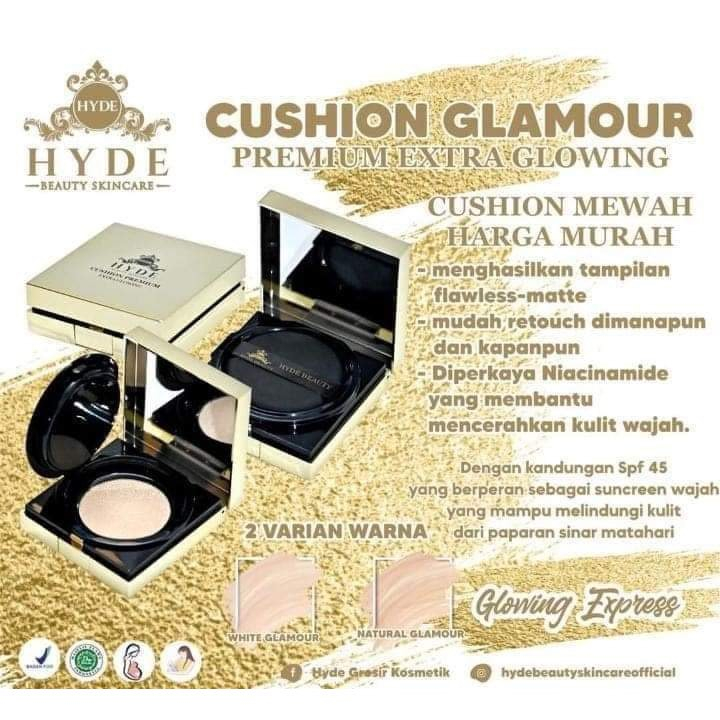 HYDE CUSHION GLAMOUR PREMIUM EXTRA GLOWING UV PROTECTION