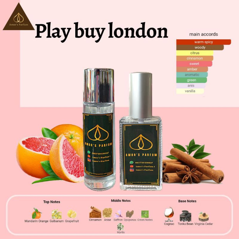 AMOR'S PARFUM PLAYBOY LONDON