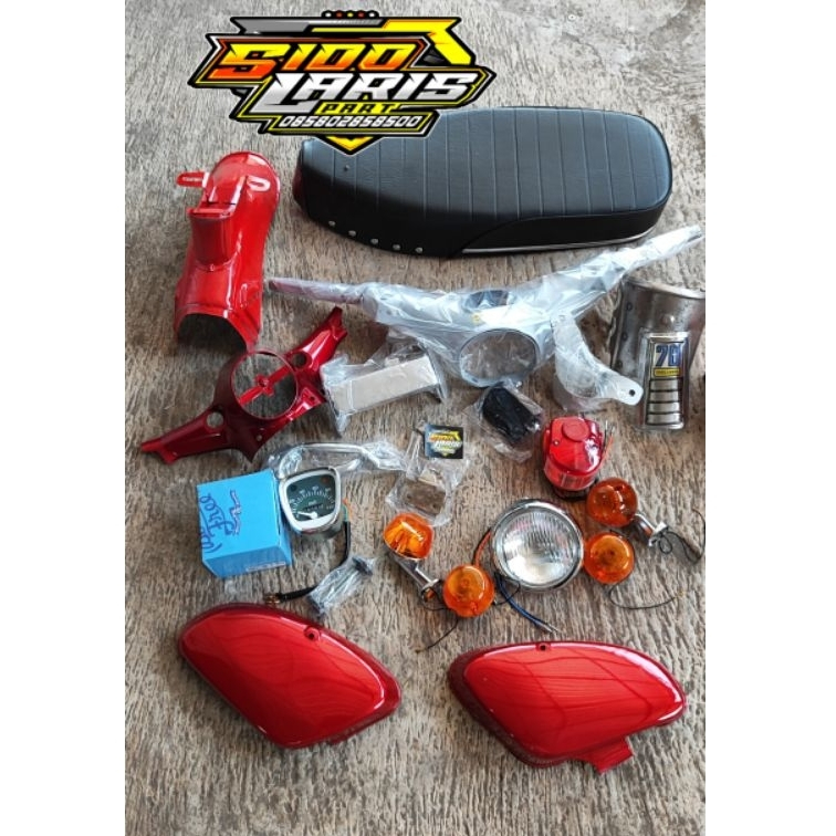 Bodi C70 terlengkap terlaris-paket body c70 terlengkap premium-paket bodi c70 jok standar benik