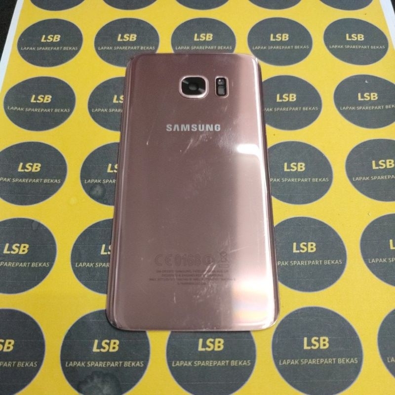 BACKGLASS SAMSUNG S7 EDGE G935FD ORIGINAL BEKAS