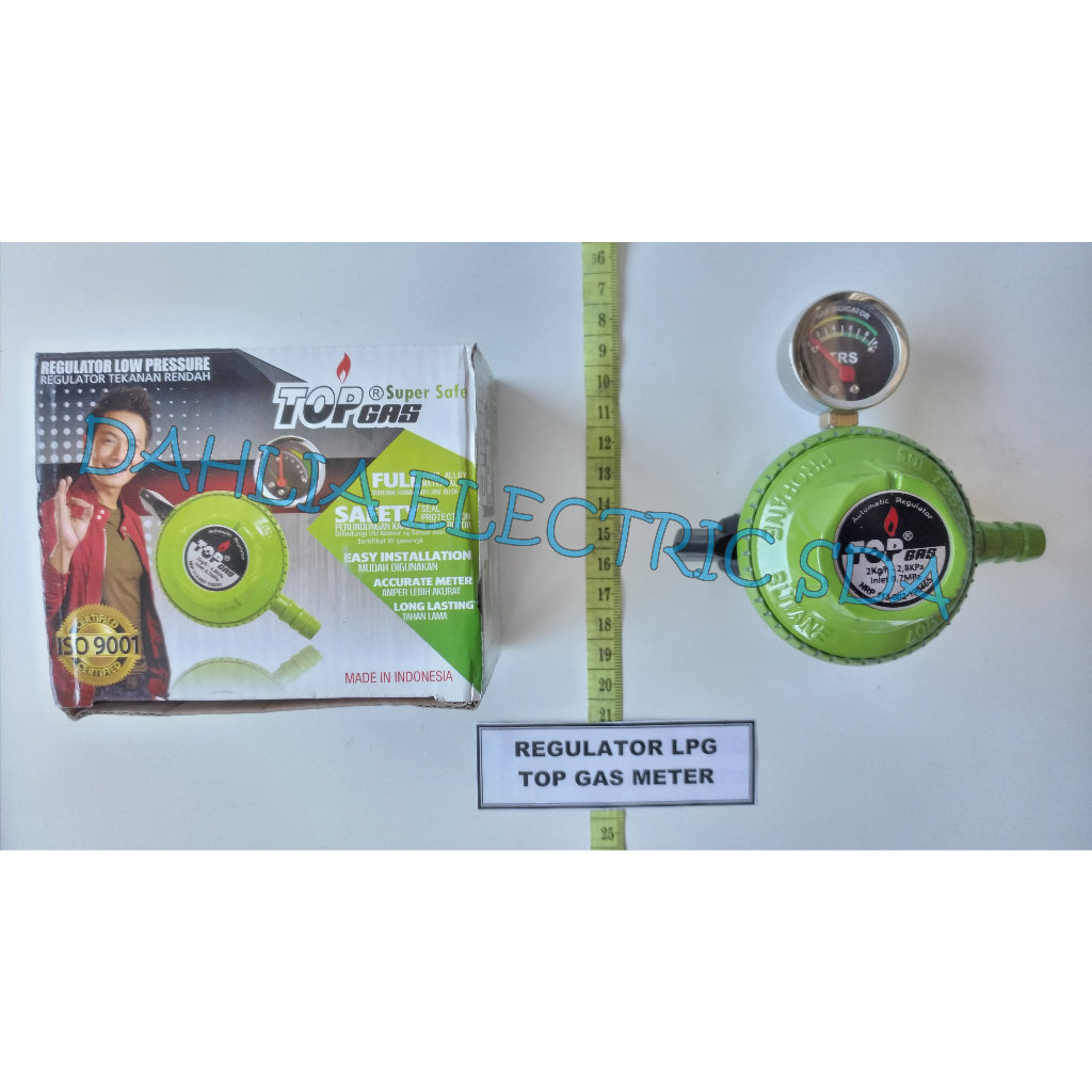 REGULATOR LPG TOP GAS METER