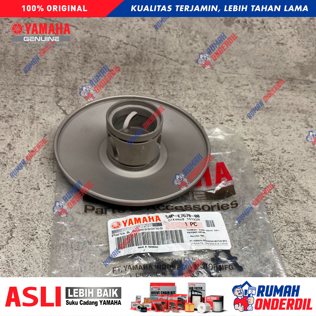 PULLEY BELAKANG PULLEY CEWEK MIO J 54P-E7670 ORIGINAL YAMAHA