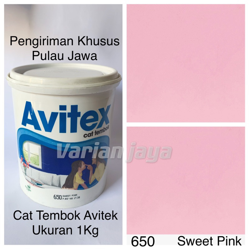 Cat Tembok 1kg Avitex Sweet Pink 650