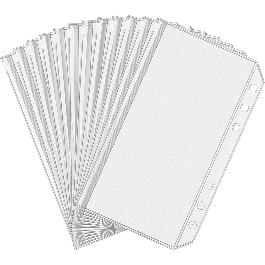 

[ALPHACA] 10 PCS A6 Zip lock pouch