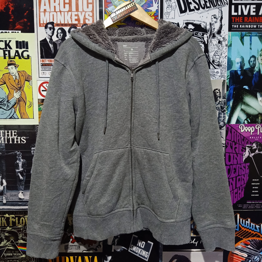 HOODIE ZIPPER GAP FULL SHERPA