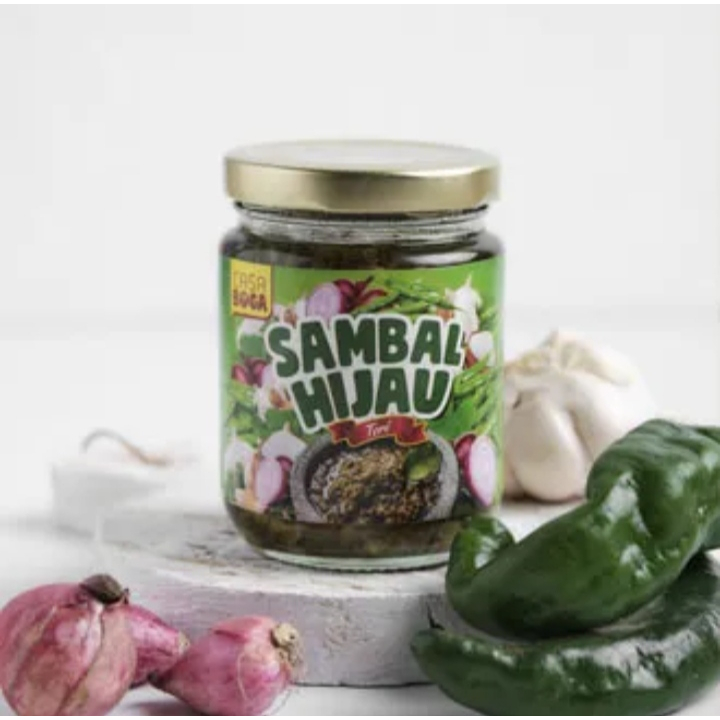 

CASA BOGA Sambal Hijau Ati 230g Halal