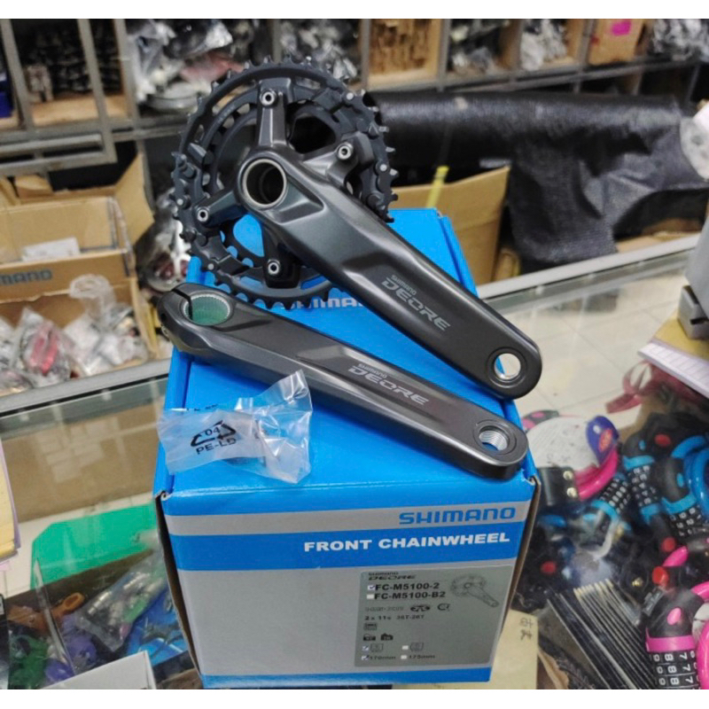 T. crank m5100 Shimano deore m5100 Doble