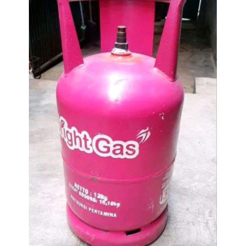 tabung gas BRIGHT GAS pink asli 12kg KOSONG