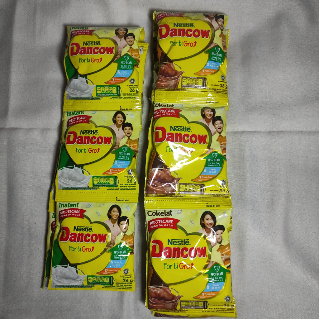 

Susu Dancow Fortigro Sachet isi 10 Sachet