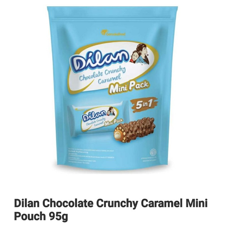 

DILAN CHOCOLAT CRUNCHY CARAMEL POUCH MINI ISI 25 PCS